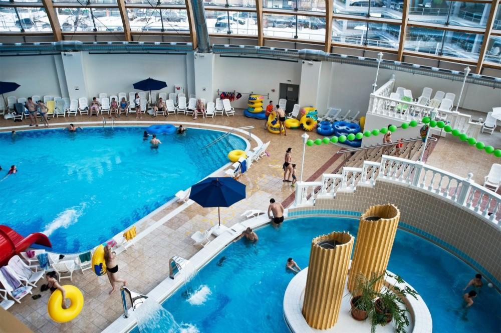 Недавно в Москве открылся аквапарк с сауной и баней